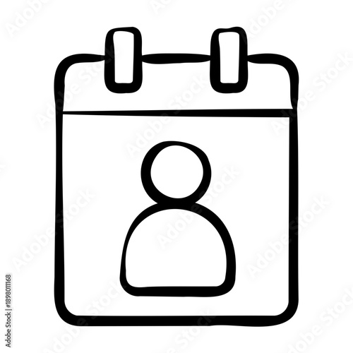 Customer Profile Icon - Handdrawn