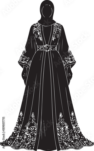 Luxury modest wear silhouette