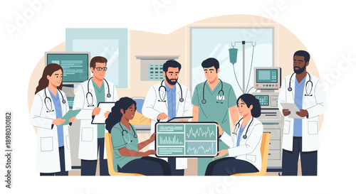 A professional doctor holding a clipboard, conveying trust and care. Ideal for healthcare websites and marketing materials.