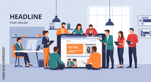 A focused professional working at their desk, ideal for business and productivity themes.