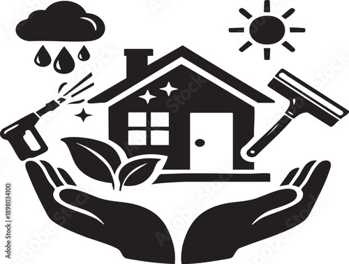 House set of linear icons. Buttons, pointers, home page, home screen, navigation, operating system, icon theme, various variations. controls concept. Set of black linear icons on a white background Se