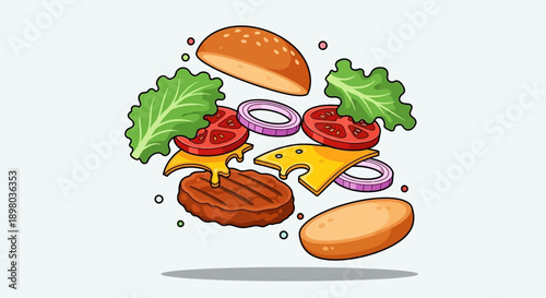 Koleksi Ilustrasi Makanan Asia: Sushi, Ramen, Dim Sum, dan Hidangan Populer Lainnya