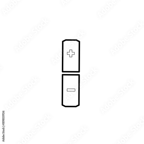 Volume button icon. Vector graphic illustration