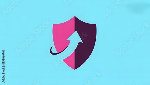 Shield Icon with Upward Arrow for Growth and Protection Free Download Shield Icon with Upward Arrow for Growth and Protection - GFXLoad