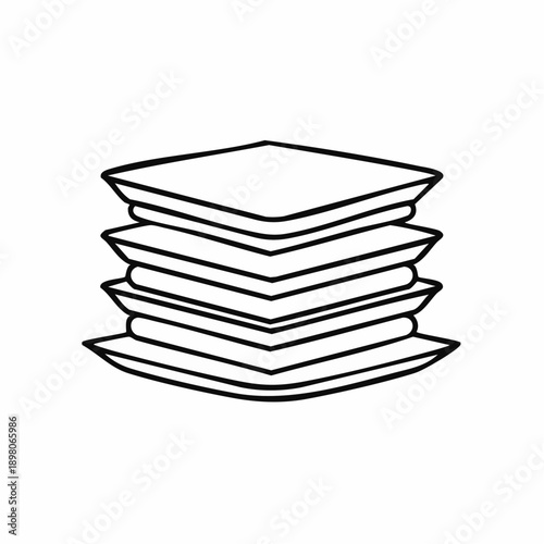 Stacked documents icon representing paperwork, information management, and organized business documentation concept