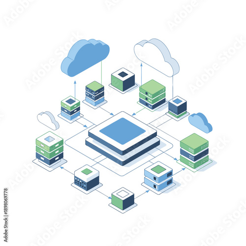 Cloud Computing Network Infrastructure Diagram.