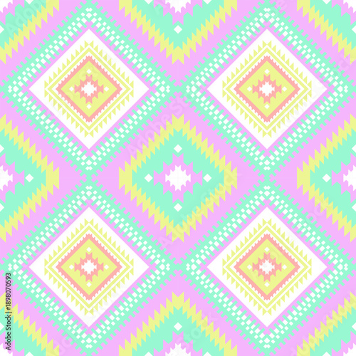 Neutral Beige Geometric Seamless Pattern Background