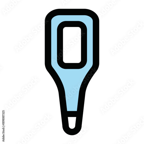Digital Thermometer Icon Medical Temperature Symbol