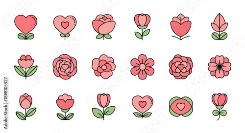 Romantic pink hearts and fluffy clouds background for Valentine's Day or love-themed events