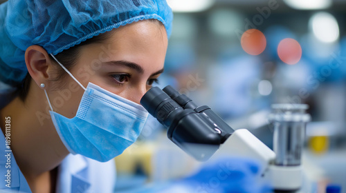 Quality control in biotechnology plant scene, pharmaceutical quality assurance, biotech manufacturing oversight, production monitoring activity, faceless workers inspecting,