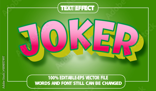 Text Effect Joker
