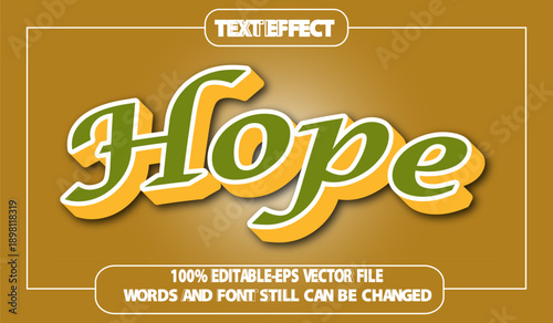 Text effect hope sale banner with happy holiday celebration design