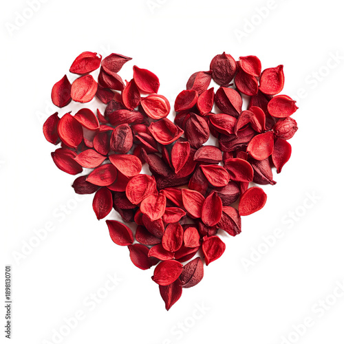 Wallpaper Mural heart of roses Torontodigital.ca