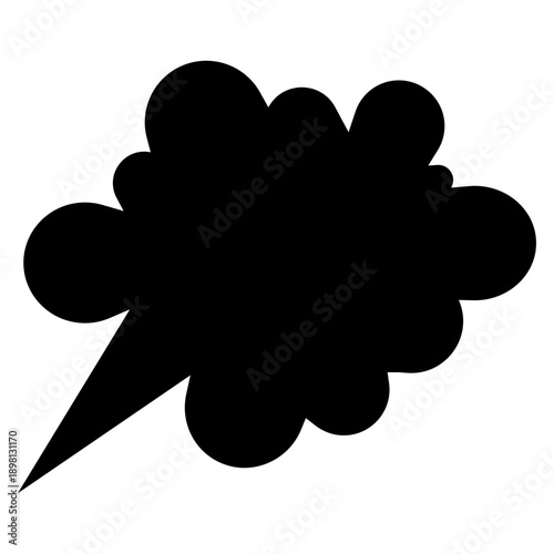 Speech Bubble, Talk Bubble. Cloud Speech Bubbles 