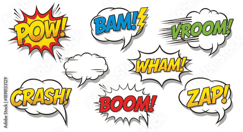 comic book speech bubbles