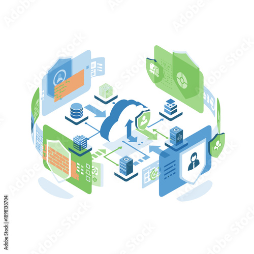 Cloud Data Storage and Security System.