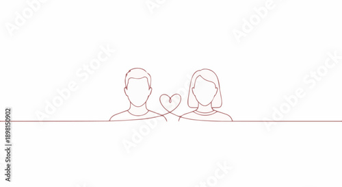 A vector illustration of a pink ribbon tied like a rope featuring a cartoon infant sleeping peacefully to represent a mother's love for her newborn baby