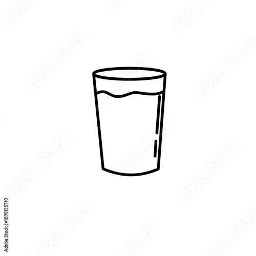 Water usage contour icon