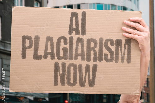 Fotografie "AI Plagiarism Now" Intelligence copying occurs today