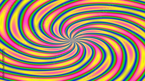 Starting motion swirling colorful patterns creating hypnotic abstract visuals