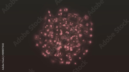 Creating a Subtle Neon Row of Geometric Light Shapes in a Dark Scene