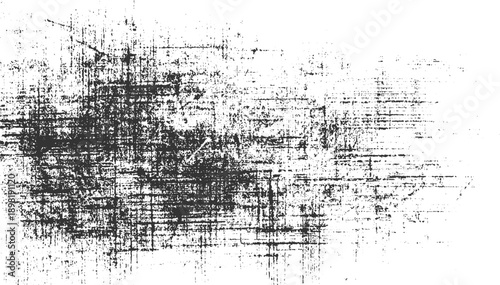 Black and white textured grunge background with distressed scratches and smudges