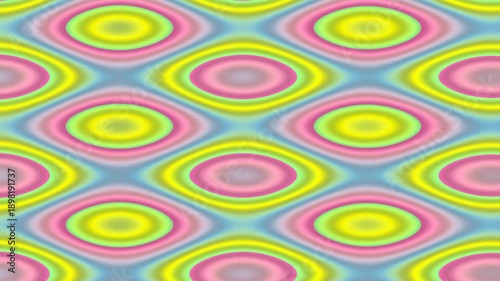 Exploring Colorful Abstract Waves in Hypnotic Pattern