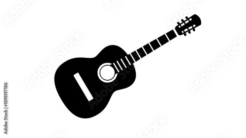 Acoustic Guitar Silhouette Musical Instrument