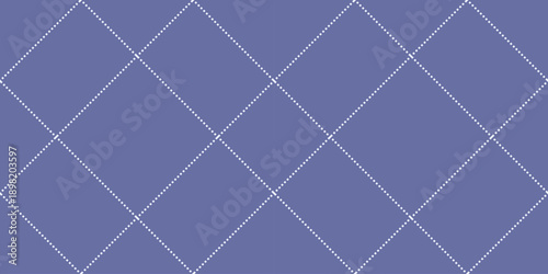 Advertisement tartan background texture, lovely fabric check pattern. Plain plaid textile seamless vector in blue and white colors.