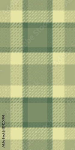 Bed plaid textile check, flowing fabric texture pattern. Christmas seamless vector background tartan in pastel and light colors.