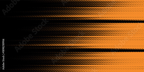 orange black brush Car sticker wrap pattern banner abstract sporty lines black orange color combination grunge brush modern pattern racing motorsport vector design.