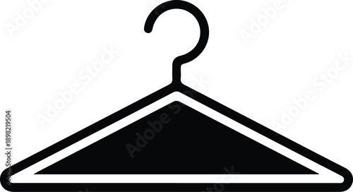 Hanger silhouette vector icon illustration