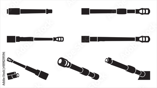 Improvised explosive devices and homemade bomb icons collection