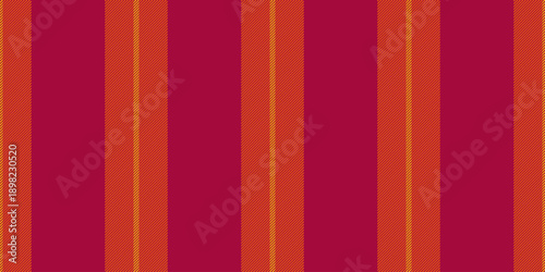 Gentle stripe pattern vertical, seasonal textile background seamless. Softness vector lines texture fabric in red and bright colors.