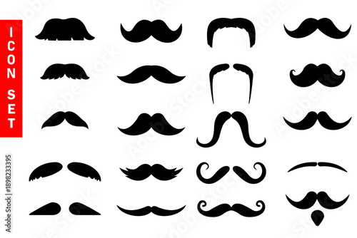 collection of mustaches