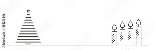 4 candle during the Christmas season