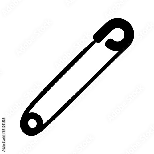 A set of sharp silver metal safety pins and sewing needles isolated on a white background as professional macro equipment for medical or tailoring use