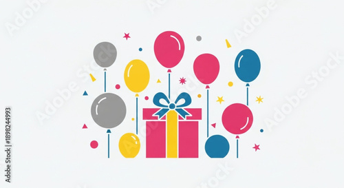 happy birthday balloons