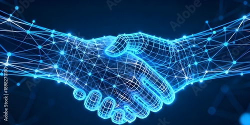 Wallpaper Mural abstract blue background with stars Torontodigital.ca