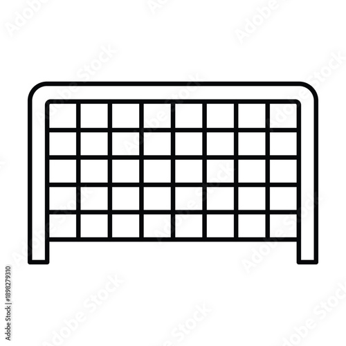 Football Net Vector icon which can easily modify or edit