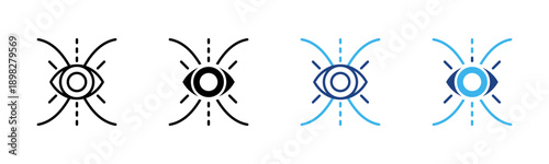 Visionary Roadmap icon set multiple style collection