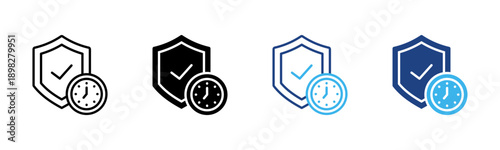 Future Assurance icon set multiple style collection