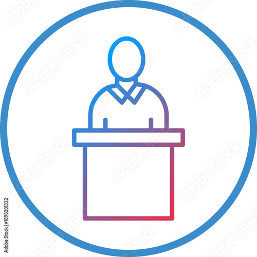 Witness Line Icon Style