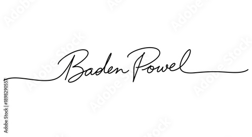 Baden Powell signature
