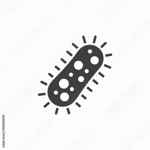 Bacteria Cell Icon