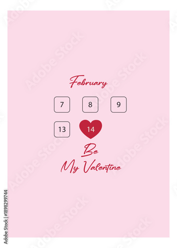 Be My Valentine Illustration