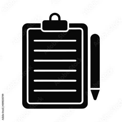 Assignment Icon Vector Illustration
