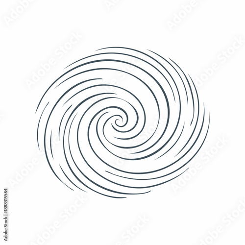 Spirale abstraite dynamique – motif graphique hypnotique