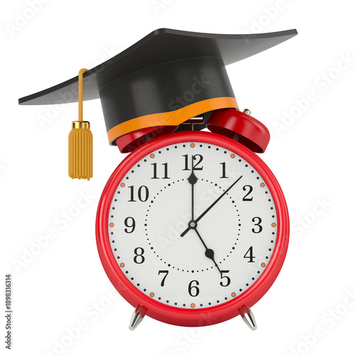 Time is education on white ...