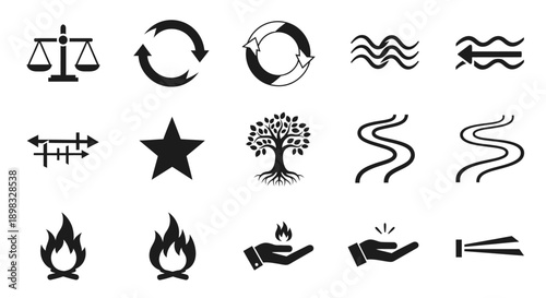 Black icons on white background 2.